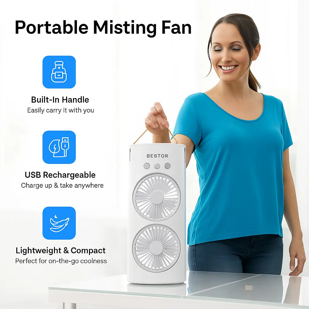Double-head Electric Fan