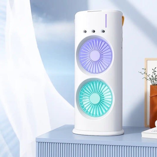 Double-head Electric Fan