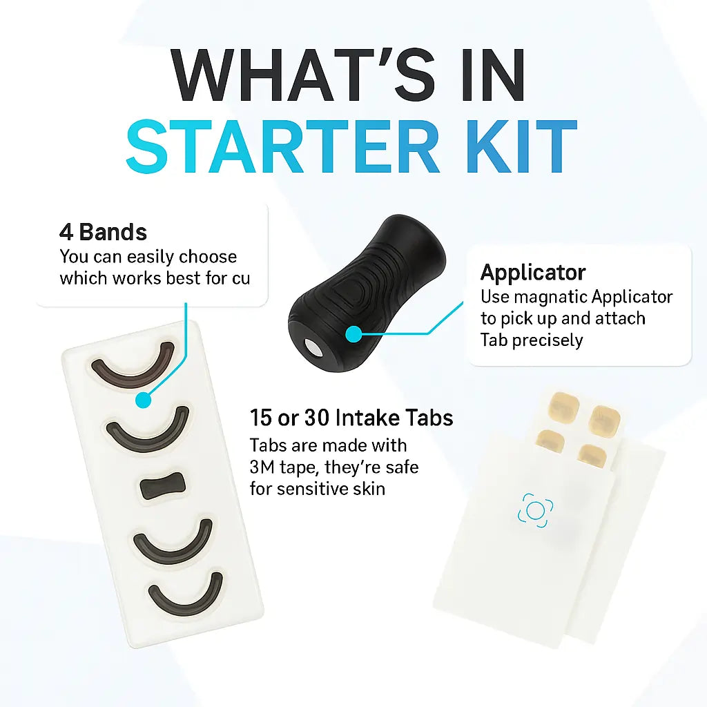 Magnetic nasal strips